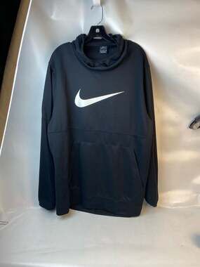 Nike Men's Dri-FIT Spotlight Basketball Pullover Hoodie Black XXL